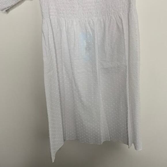 Hill House Home Athena Nap Dress Sheer White Swiss Dot Womens New Small - Picture 8 of 16